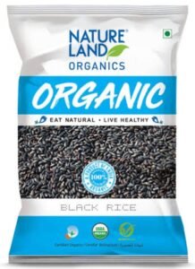 NAT LAND BLACK RICE 500 GM