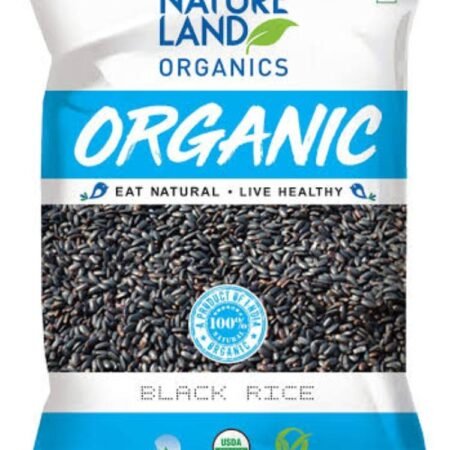 NAT LAND BLACK RICE 500 GM