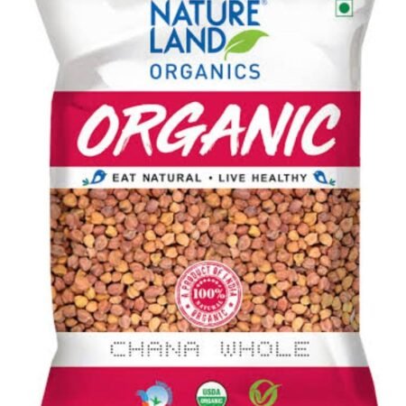 NAT LAND CHANA WHOLE 500 GM