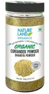 NAT LAND CORIANDER POWDER 100 GM