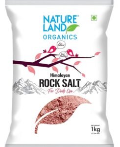 NAT LAND HIMALAYAN PINK ROCK SALT 1 KG