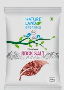 NAT LAND HIMALAYAN PINK ROCK SALT 500GMS