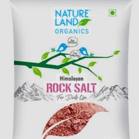 NAT LAND HIMALAYAN PINK ROCK SALT 500GMS