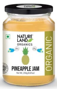 NAT LAND PINEAPPLE JAM 250 GM