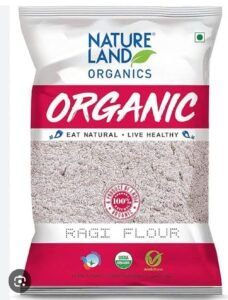 NAT LAND RAGI FLOUR 500 GM