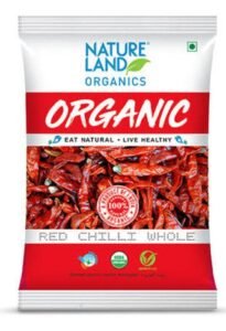 NAT LAND RED CHILLI WHOLE 50 GM