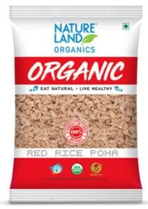 NAT LAND RED RICE POHA 500 GM