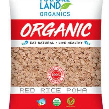 NAT LAND RED RICE POHA 500 GM