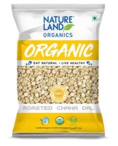 NAT LAND ROASTED CHANA DAL 500 GM