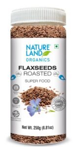 NAT LAND ROASTED FLAXSEED 100 GM