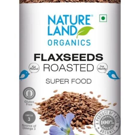 NAT LAND ROASTED FLAXSEED 100 GM
