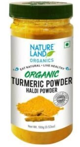 NAT LAND TURMERIC POWDER 100 GM
