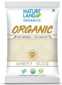 NAT LAND WHEAT SUJI 500 GM
