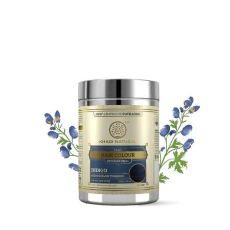 KHADI HERBAL HAIR DYE INDIGO TIN