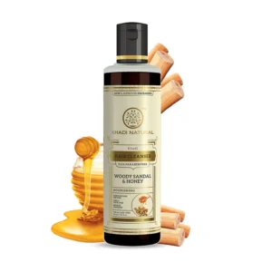 KHADI WOODY SANDAL AND HONEY HAIR CLEANSER SLS AND PARAB