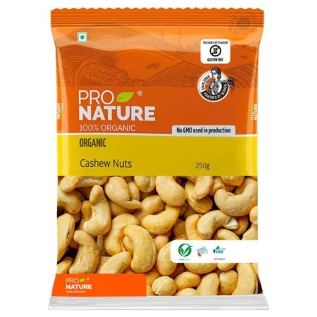 PRO NAT CASHEW NUTS 250G