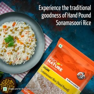 PRO NAT SONAMASOORI RICE (HAND POUND) 1KG