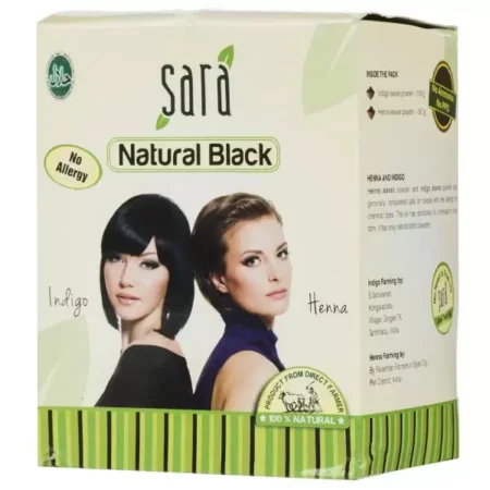 SARA NATURAL BLACK - 100GMS