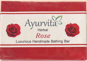 AYURVITA ROSE SOAP 125 GM