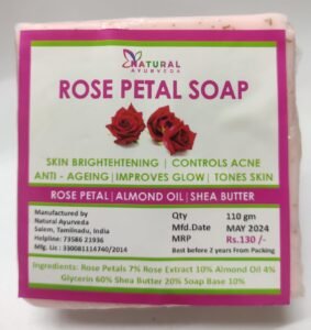 NAT AYU Rose Petal Soap