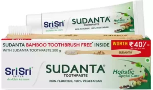 SRI SUDANTA HOLISTIC WITH BAMBOO BRUSH 100GM